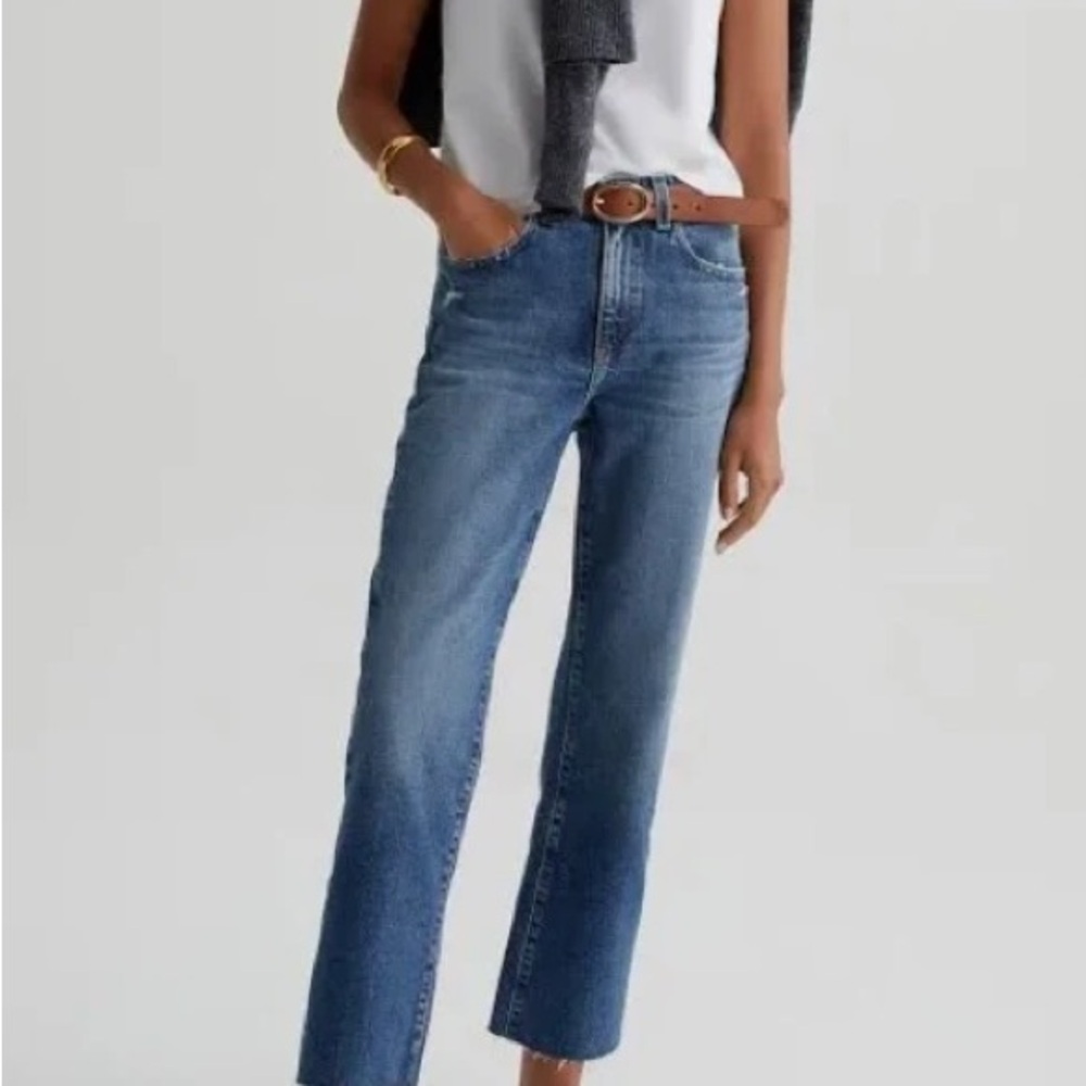 AG Kinsley high rise crop boot jeans
